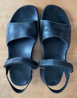Schwarze Ledersandalen von Clarks Größe 39/40, Sandalen Aachen - Laurensberg Vorschau