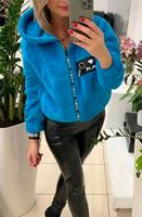 Warmer blauer Kapuzenpullover. Niedersachsen - Lähden Vorschau