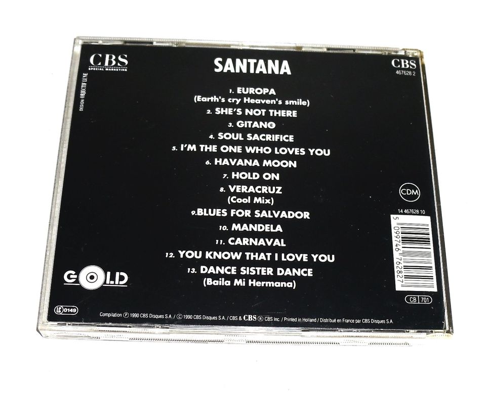 CD  Santana – Collection Gold in Berlin