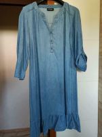 Sommerkleid Jeanskleid mit Ruesche unten 40 Hessen - Edermünde Vorschau