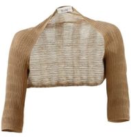 Neu 2 Stück Strick Bolero hell braun, beige mit langen Arm 44/46 Nordrhein-Westfalen - Verl Vorschau