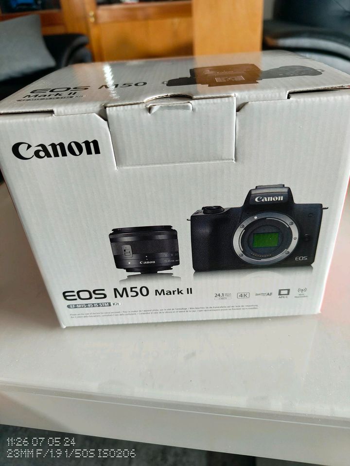 Canon EOS M50 Mark II in Stöckey