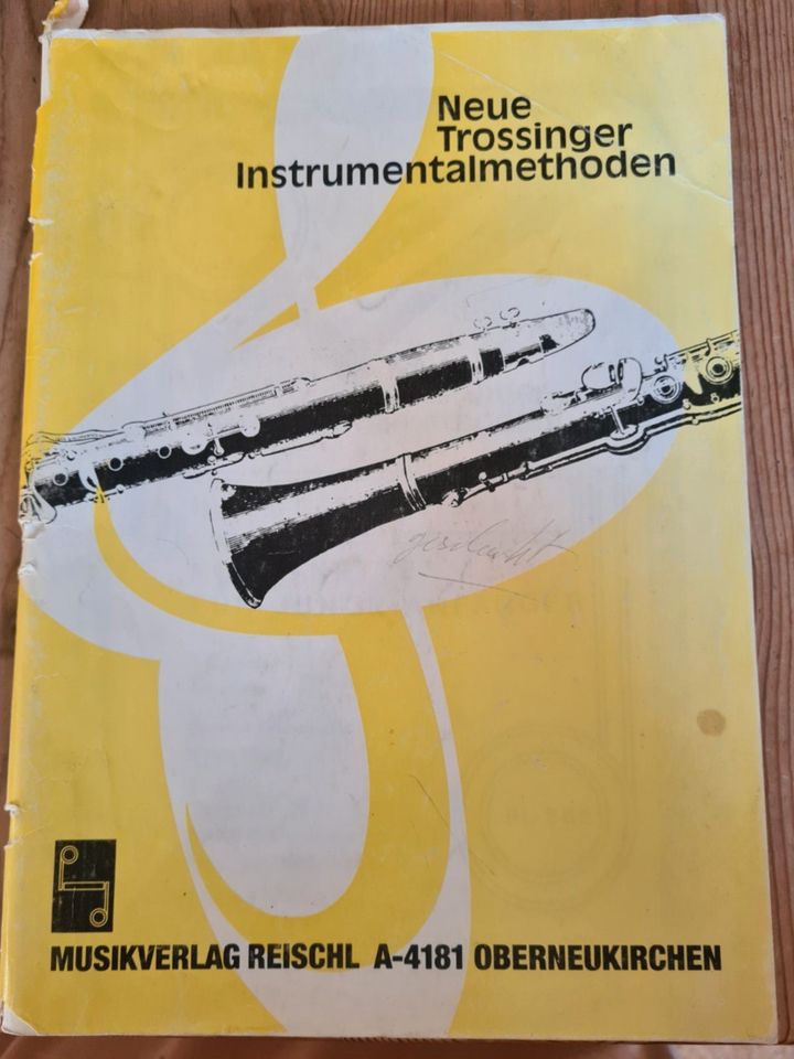 Notenheft: Neue Trossinger Instrumentalmethoden für Klarinette in Pfarrkirchen