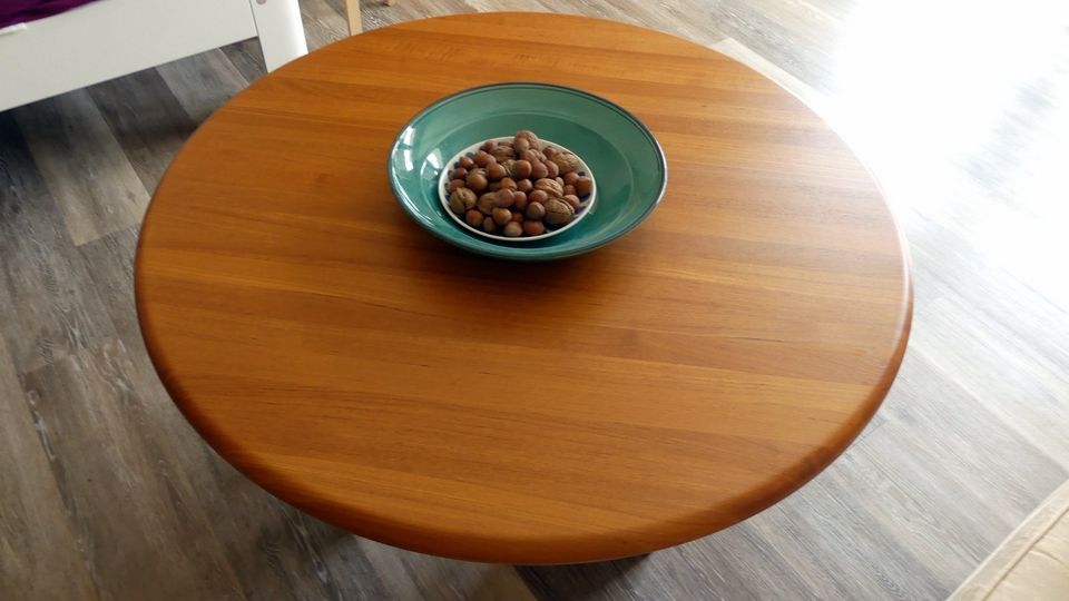 Tisch 90, Teak massiv 4cm, Klassiker von GUDME Moebelfabrik DEN in Kiel