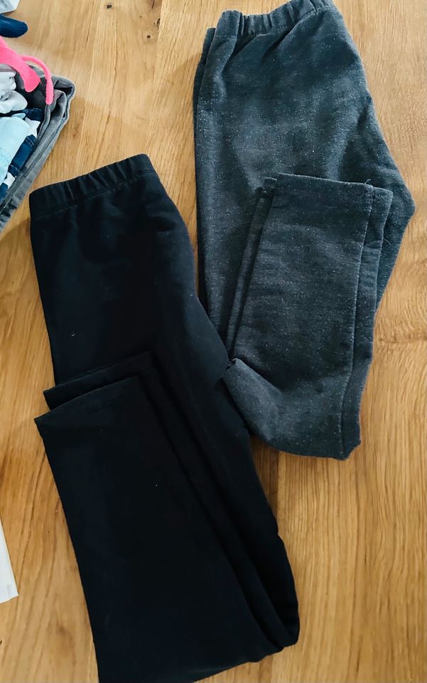 NEU ALIVE 2x gefütterte Leggings Gr 122 128 Grau & Schwarz Leggin in Mannheim