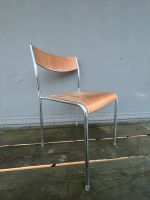 Mid Century Vintage Holzstühle Chrom Swiss Design Berlin - Charlottenburg Vorschau