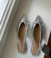 Slingback Ballerinas H&M Silber Neu & Ungetragen München - Ludwigsvorstadt-Isarvorstadt Vorschau