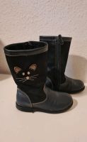 Kinderstiefel Gr. 28 - dunkelblau selten getragen Niedersachsen - Ihlow Vorschau