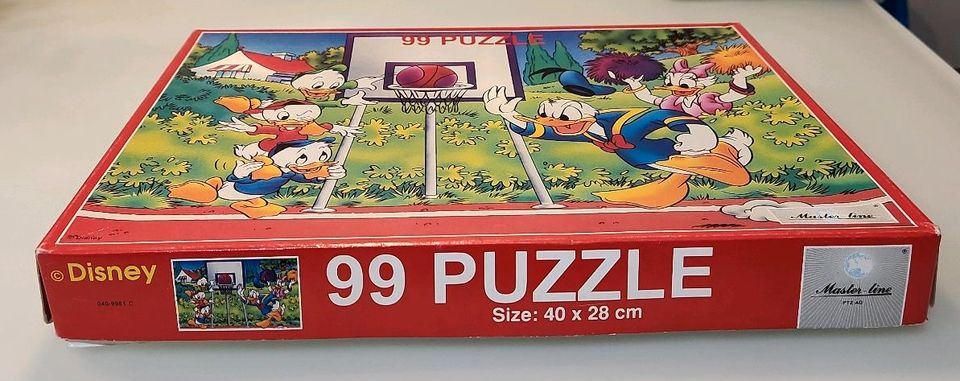 RAR Vintage Masterline 99 Teile Puzzle Donald Duck in Ellhofen