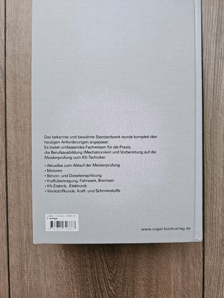 Buch Meisterwissen KFZ Technik Vogel Fachbuch in Schöneiche bei Berlin