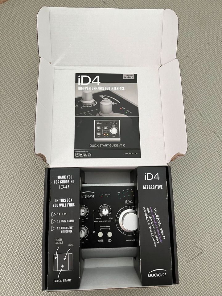 Audient ID4 Audio Interface in Barntrup