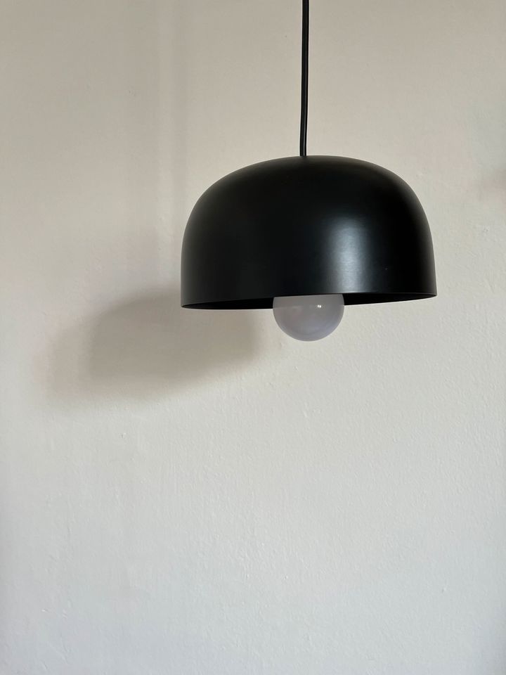 Leuchte Schwarz, urbanara, Lampe Schwarz, E27 in Augsburg