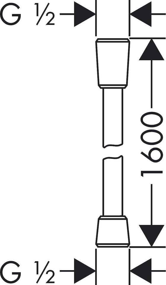 Hansgrohe Duschschlauch Isiflex + Handbrause Halterung Aoleca in Leer (Ostfriesland)