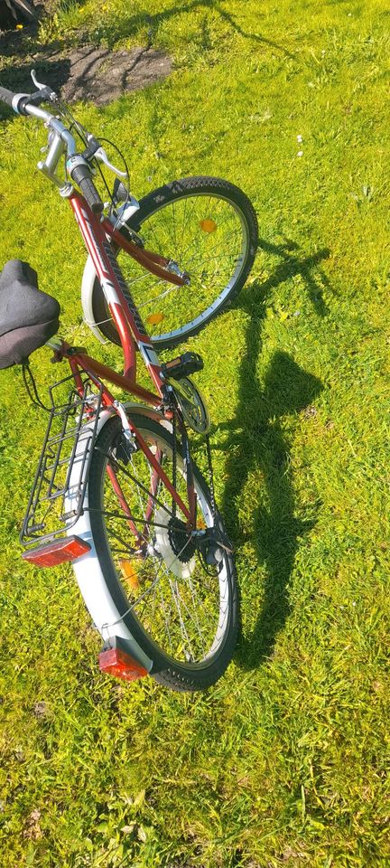 Fahrrad mit Gepäckträger in Laufenburg (Baden)