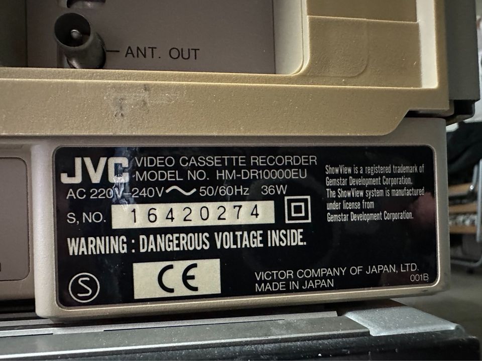 JVC HM-DR10000 D-VHS Digital Video Recorder in Frankfurt am Main