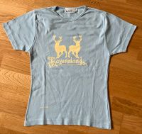 T-Shirt „Bayernland“ hellblau Hirsche Gr. S M bayerisch heililo Nordrhein-Westfalen - Meerbusch Vorschau