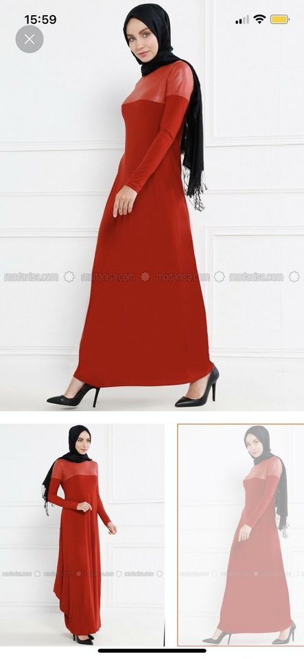 Rotes Kleid in Hoya