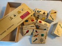 Lernspiel Kombi Domino Pädagogisches Spielzeug 80er Jahre Nordrhein-Westfalen - Oberhausen Vorschau
