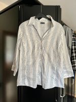 Gerry Weber Bluse weiß/blau/Silber gestreift Gr.46 Hessen - Heuchelheim Vorschau