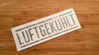 Luftgekühlt Sticker Porsche 911 F Modell RS VW 964 Frankfurt am Main - Westend Vorschau