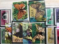 Briefmarken Schmetterlinge Polen Thüringen - Wutha-Farnroda Vorschau