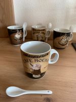 Kaffee-Tassen mit Keramik-Löffel am Henkel Bayern - Kipfenberg Vorschau