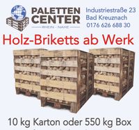 Holzbriketts,  550 KG, Brennholz, Nadelholz, Brennholzbriketts Rheinland-Pfalz - Bad Kreuznach Vorschau