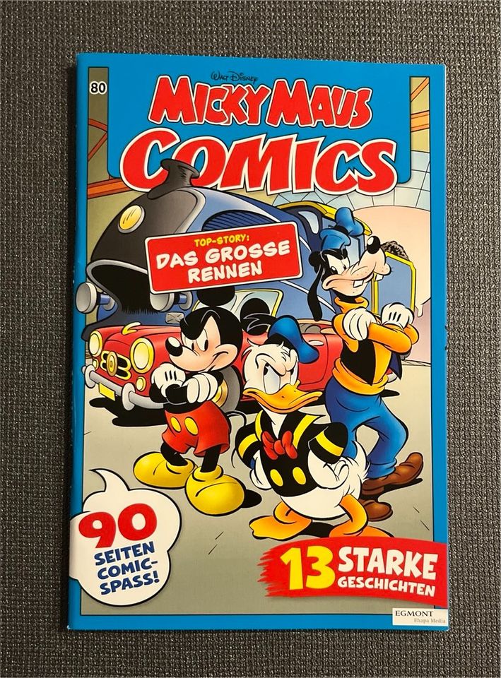 Micky Maus Comics Nr. 80 Das große Rennen Disney NEU in Hamburg