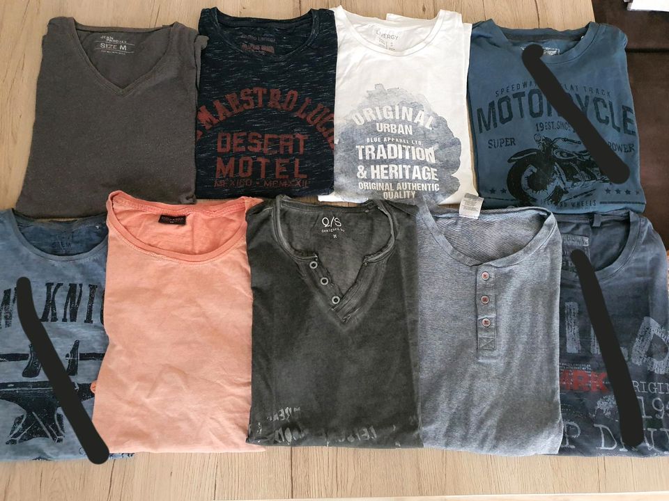 9 T-Shirts M in Leipzig