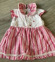 Bertin Sommerkleid rot/weiß Gr. 74 Nordrhein-Westfalen - Steinheim Vorschau