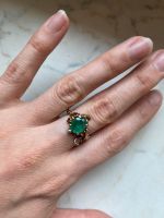 Smaragd Granat Ring Größe 52 Silber 925 Bayern - Deggendorf Vorschau