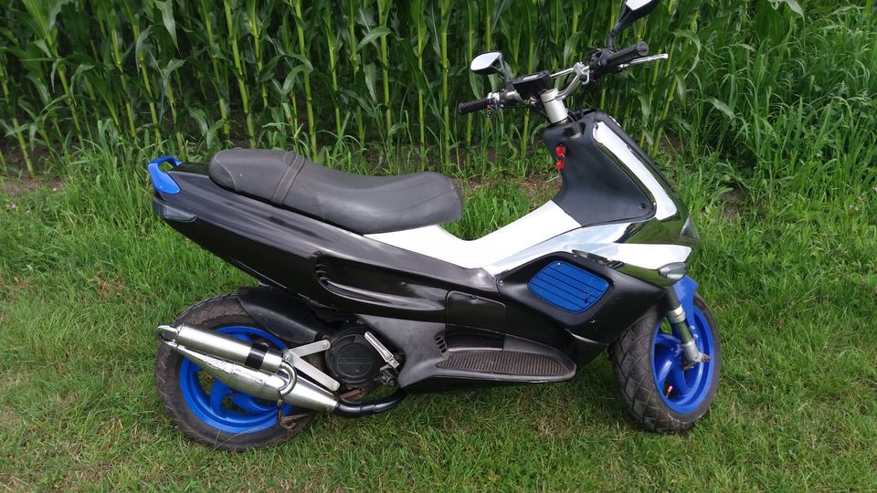 Gilera Runner 50ccm Roller Tuning Stage 6 Laser Koso Crome Carbon in Bremerhaven