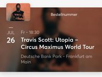 Travis Scott Stehplatz Frankfurt 26.7 Stuttgart - Vaihingen Vorschau