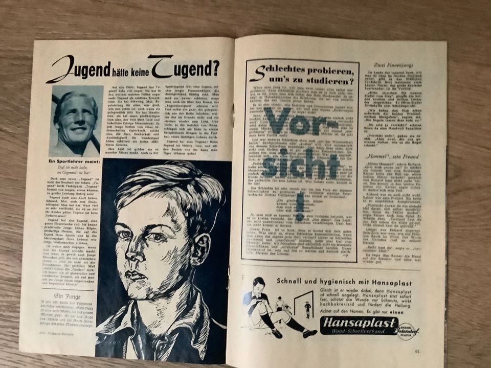 DFB Fußball Heft     3/1952   „Fußball Jugend“ in Hamburg