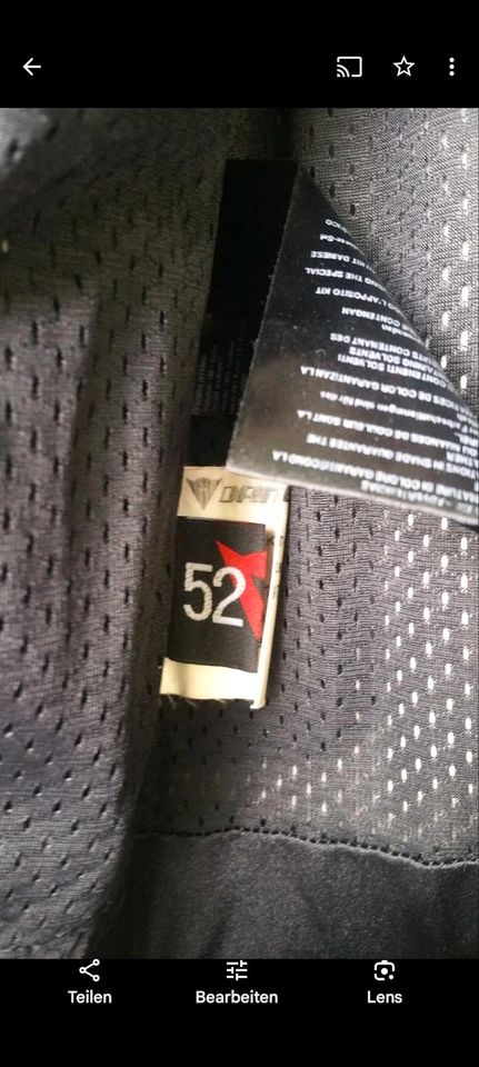 Dainese Motorrad Kombi L 52 in Reichenbach (Oberlausitz)