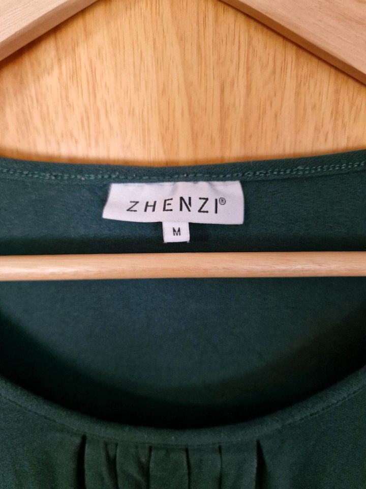 Shirt von Zhenzi gr. M, Flaschengrün in Großalmerode