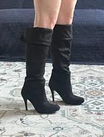 Stiefeletten schwarz samt NEU Gr 39 Bonn - Nordstadt  Vorschau