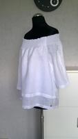 Carmenbluse Carmenshirt Spitze Leinen weiß 38 S.Oliver Pure Linen Brandenburg - Neustadt (Dosse) Vorschau