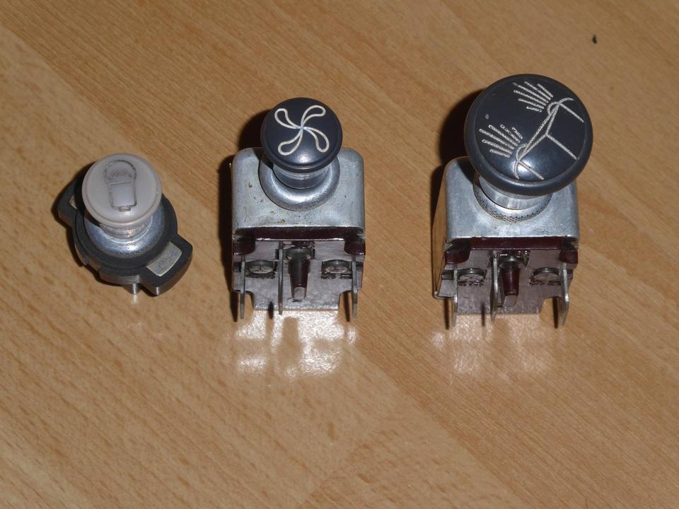 SAAB 93/95/96 2-Takter, 3 Schalter, Licht, Gebläse, Innenlicht in Meinersen