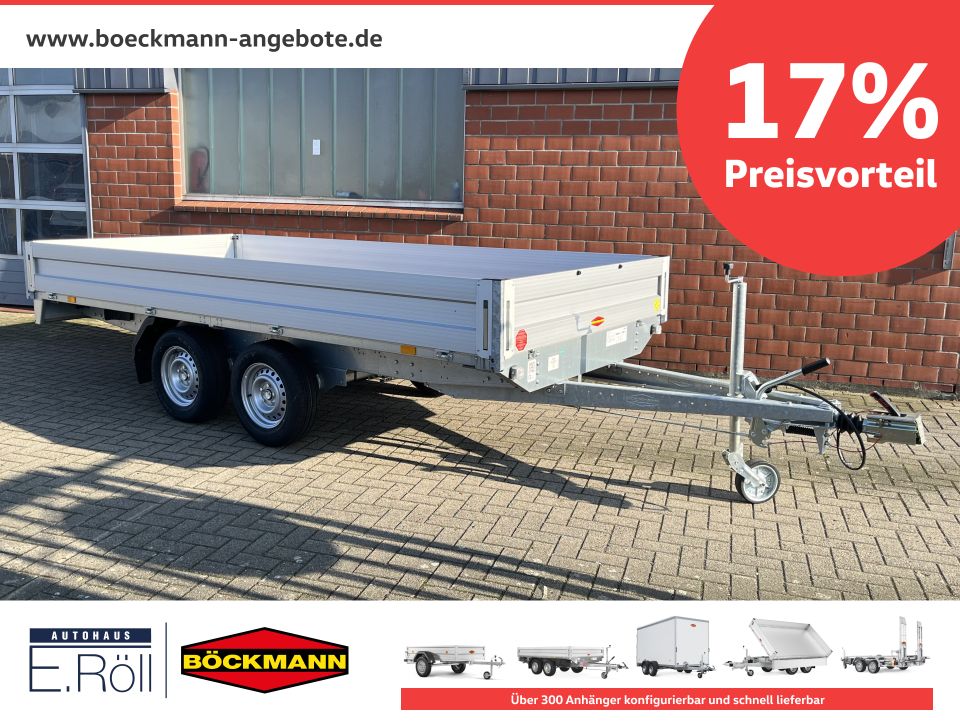 2700kg Böckmann Hochlader | HL-AL 4118/27 | 414x180cm in Brake (Unterweser)