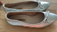 Silber Ballerina Schuh Baden-Württemberg - Wangen im Allgäu Vorschau