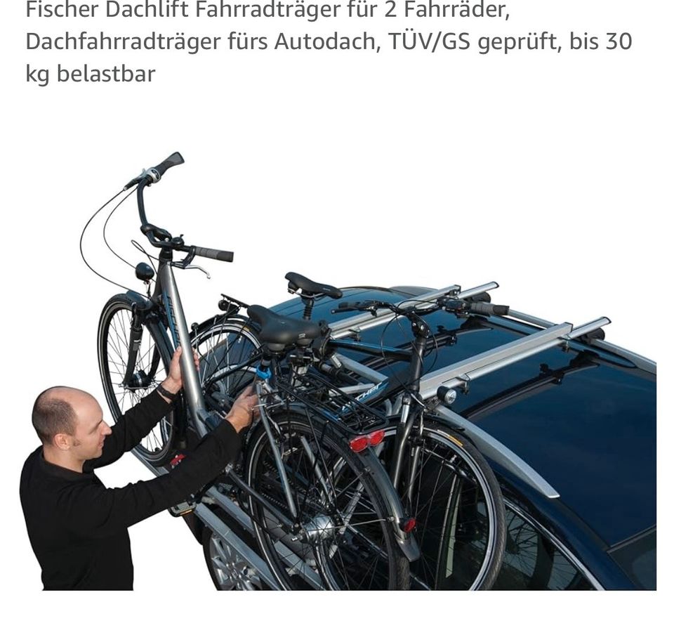 Dach Fahrradträger / liegend in Göppingen