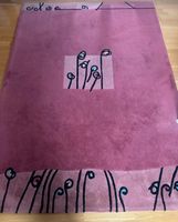 Top Qualität, Teppich rosa, mit abstraktem Blumenmuster Hessen - Amöneburg Vorschau