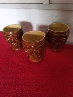 3 Keramikbecher braun je 2€/Becherhöhe ca 9cm/Durchmesser ca 7cm Mecklenburg-Vorpommern - Wismar Vorschau