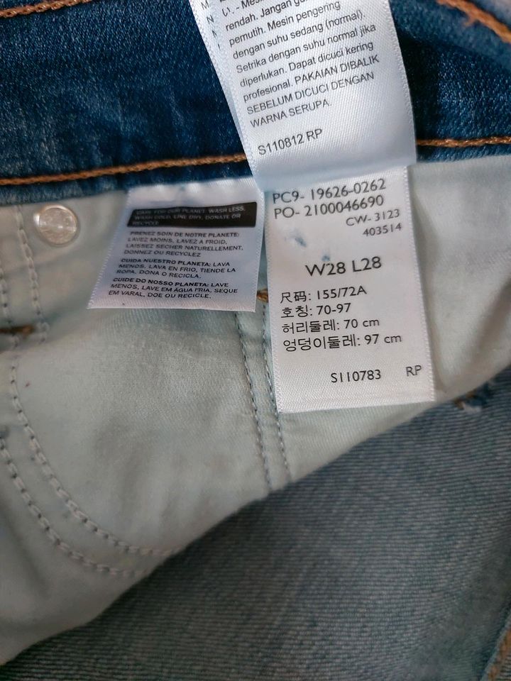 LEVI'S Jeans 311 shaping skinny Größe 28/28 in Alling