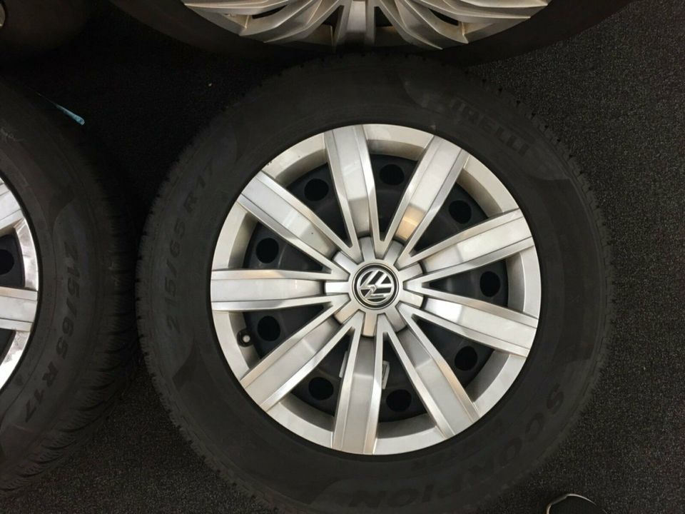 4X Winterkompletträder 17" Stahl VW Tiguan Pirelli Nr. 1996 in Raesfeld