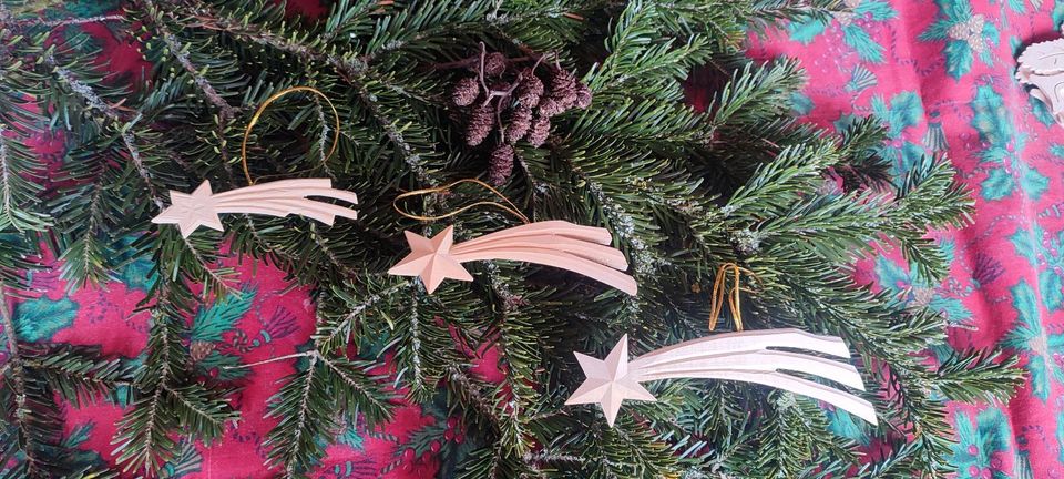 Holz Baumschmuck, Weihnachtsbaum, Geschenk in Reimersgrün