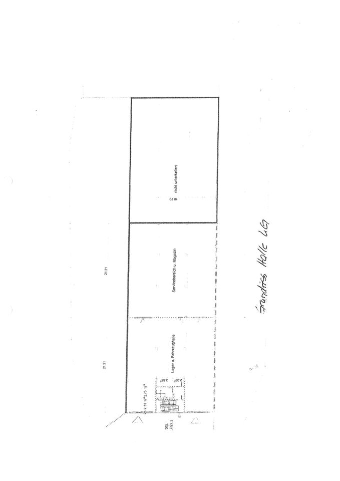 Produktionshalle (ca. 2.200m²) mit 2 Laufkrane von 63/5 t und 25 t sowie  Bürogebäude mit ca. 1.200m² Fläche in der Nähe von Herborn. in Waigandshain