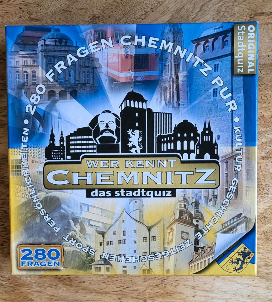 Wer kennt Chemnitz?, Quizspiel, Gesellschaftsspiel, Quizfragen in Chemnitz