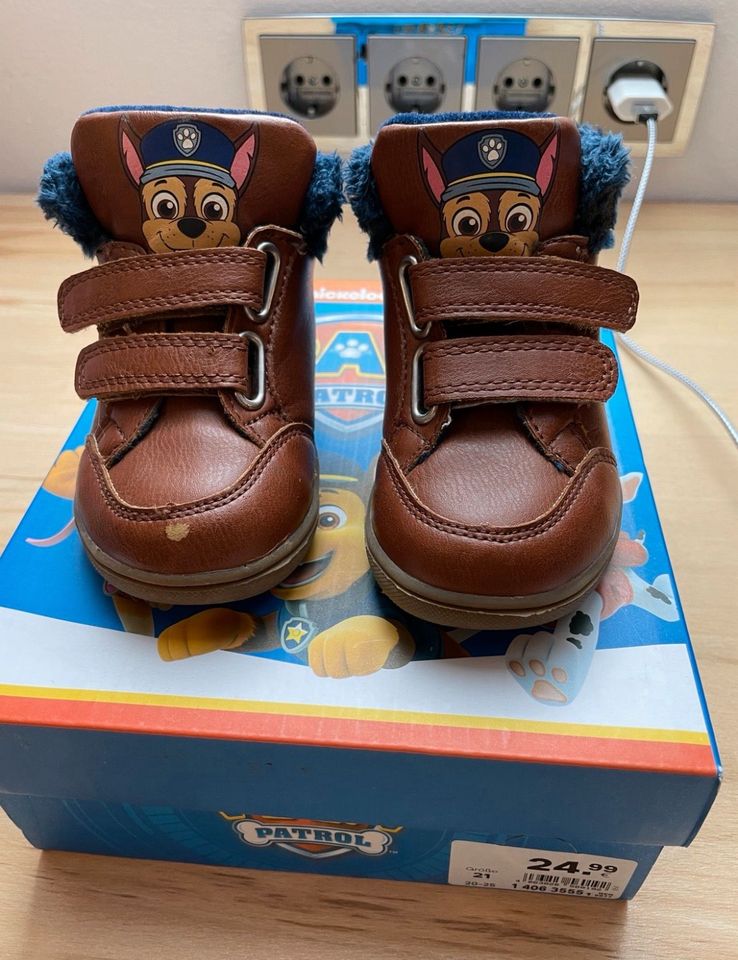 Gefütterte Paw Patrol Sneaker Gr. 21 in Tirschenreuth